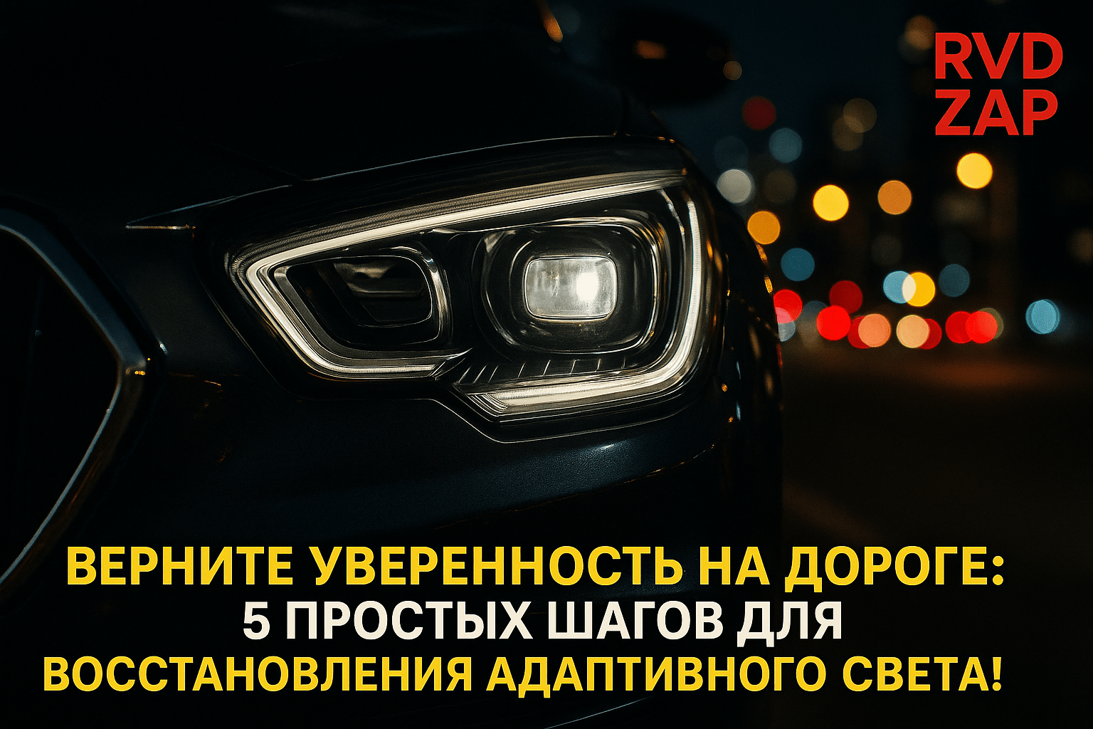 Как восстановить работу адаптивного света: 5 простых шагов для уверенности на дороге