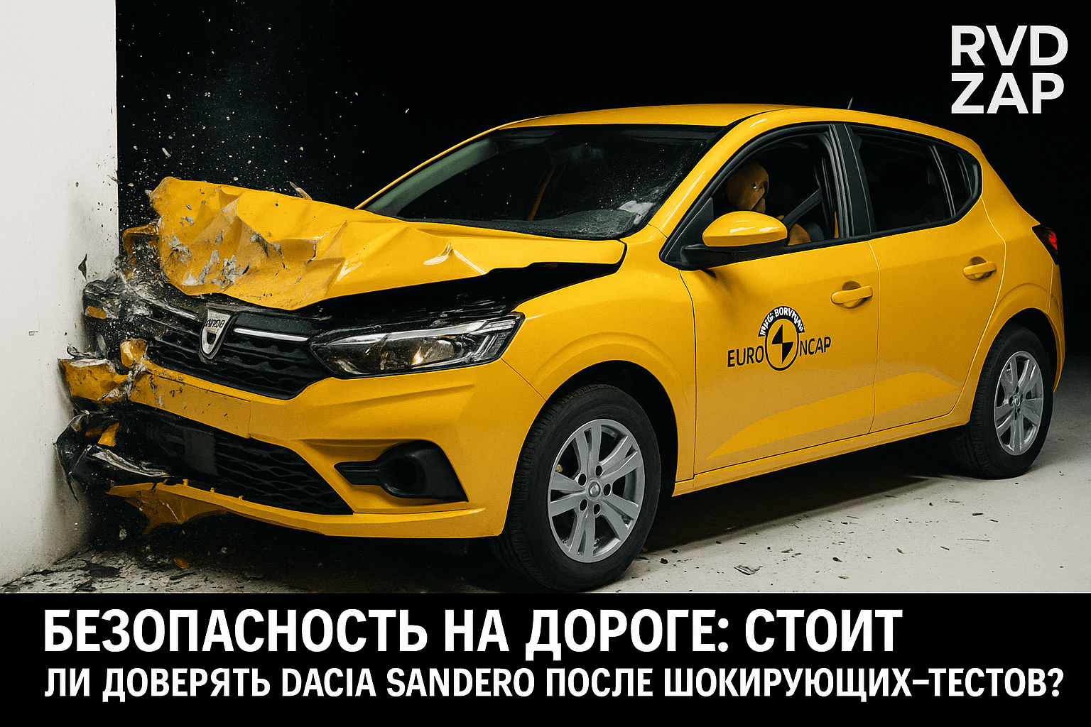 Безопасность на дороге: стоит ли доверять Dacia Sandero после шокирующих краш-тестов?