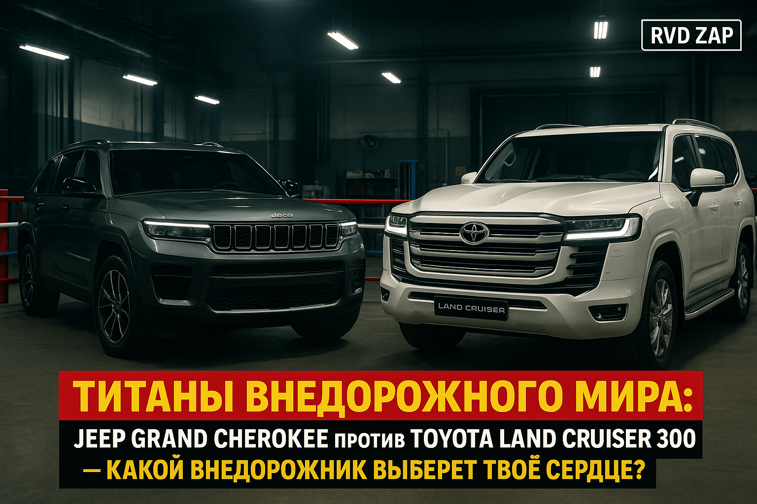Jeep Grand Cherokee 2025 против Toyota Land Cruiser 300: какой внедорожник выберет твоё сердце?