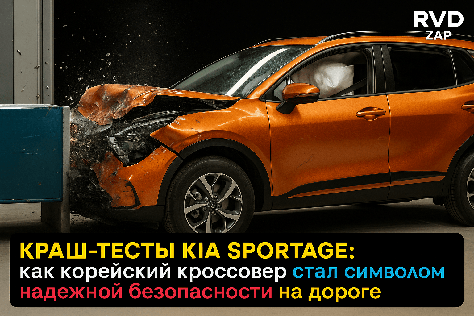 Краш-тесты Kia Sportage: как корейский кроссовер стал символом надежной безопасности на дороге