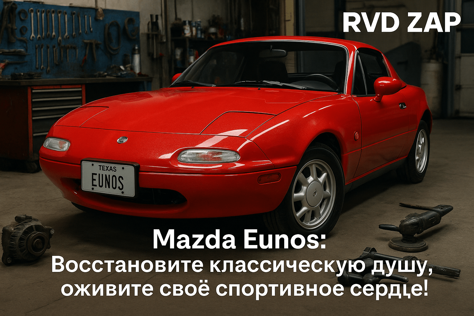 Mazda Eunos: Как восстановить классический автомобиль и сделать его уникальным