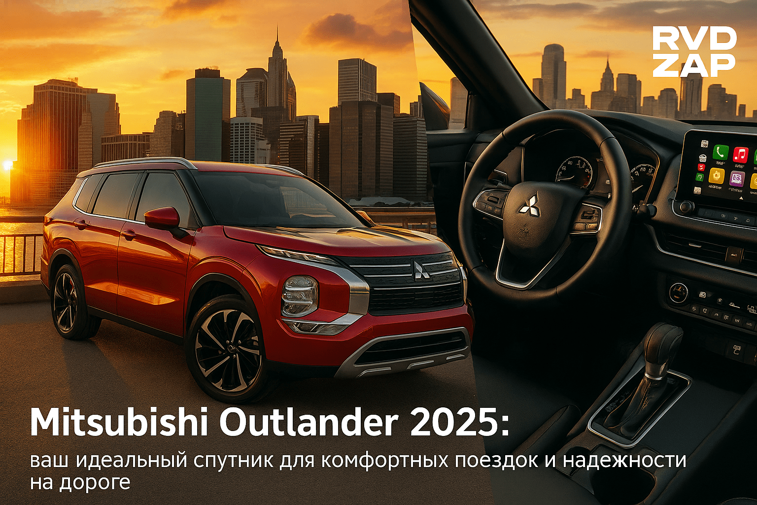 Mitsubishi Outlander 2025: Ваш идеальный спутник для комфортных поездок и надежности на дороге