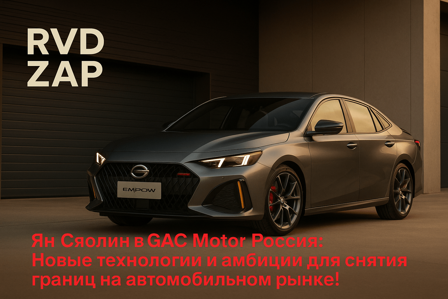 Ян Сяолин в GAC Motor Россия: Как новые технологии и амбиции меняют автомобильный рынок страны