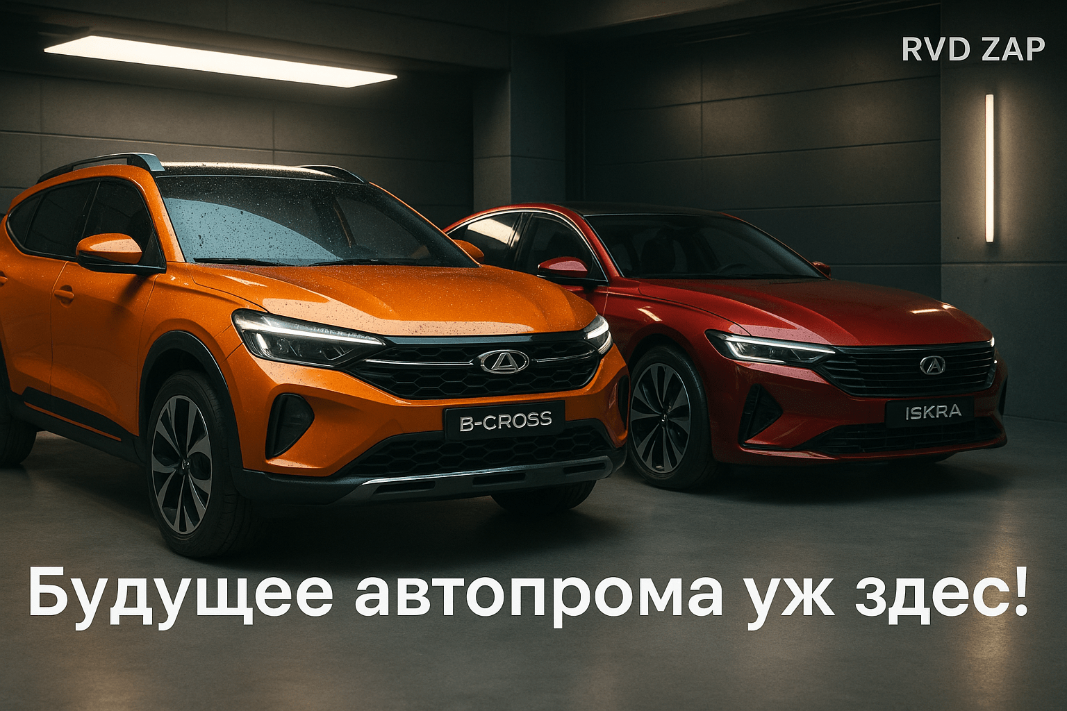 Новый кроссовер Lada B-Cross и бизнес-седан Iskra: будущее автопрома уже здесь!