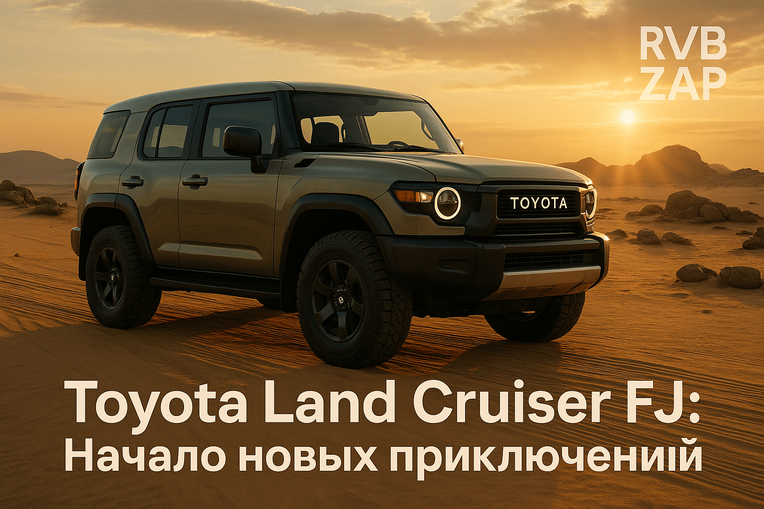 Новый Toyota Land Cruiser FJ: ожидания и мечты о приключениях на бездорожье