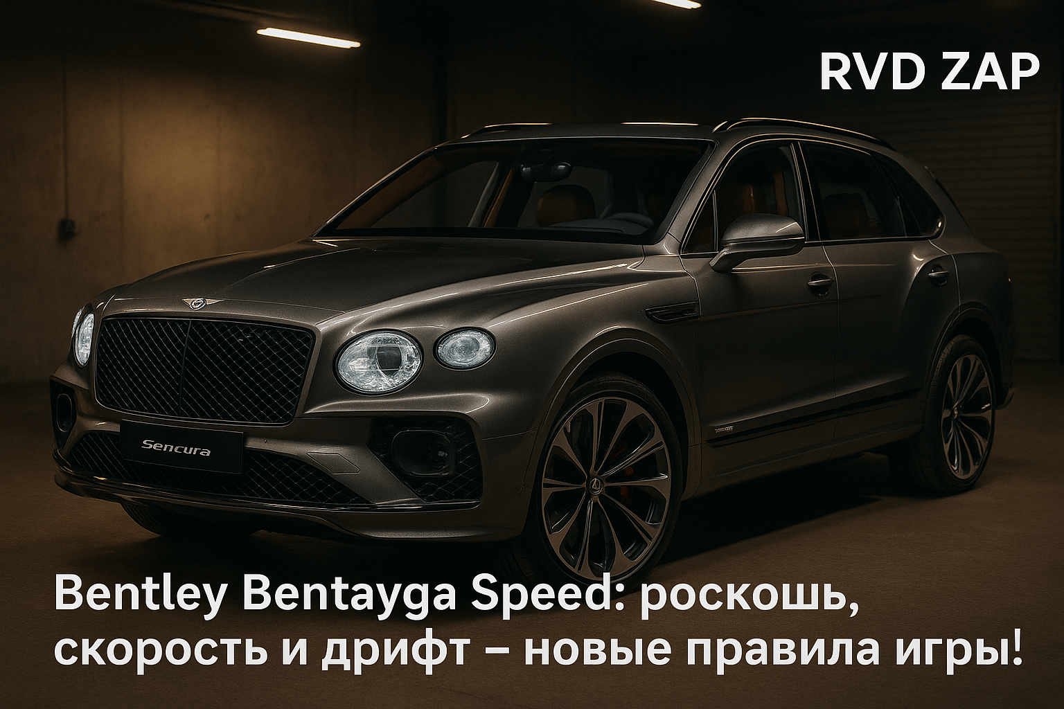 Обновлённый Bentley Bentayga Speed: как 4 цилиндра и дрифт-режим меняют правила роскошных SUV