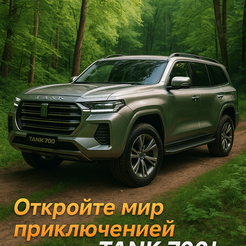 Новый TANK 700: откройте мир приключений за рулем уникального внедорожника!