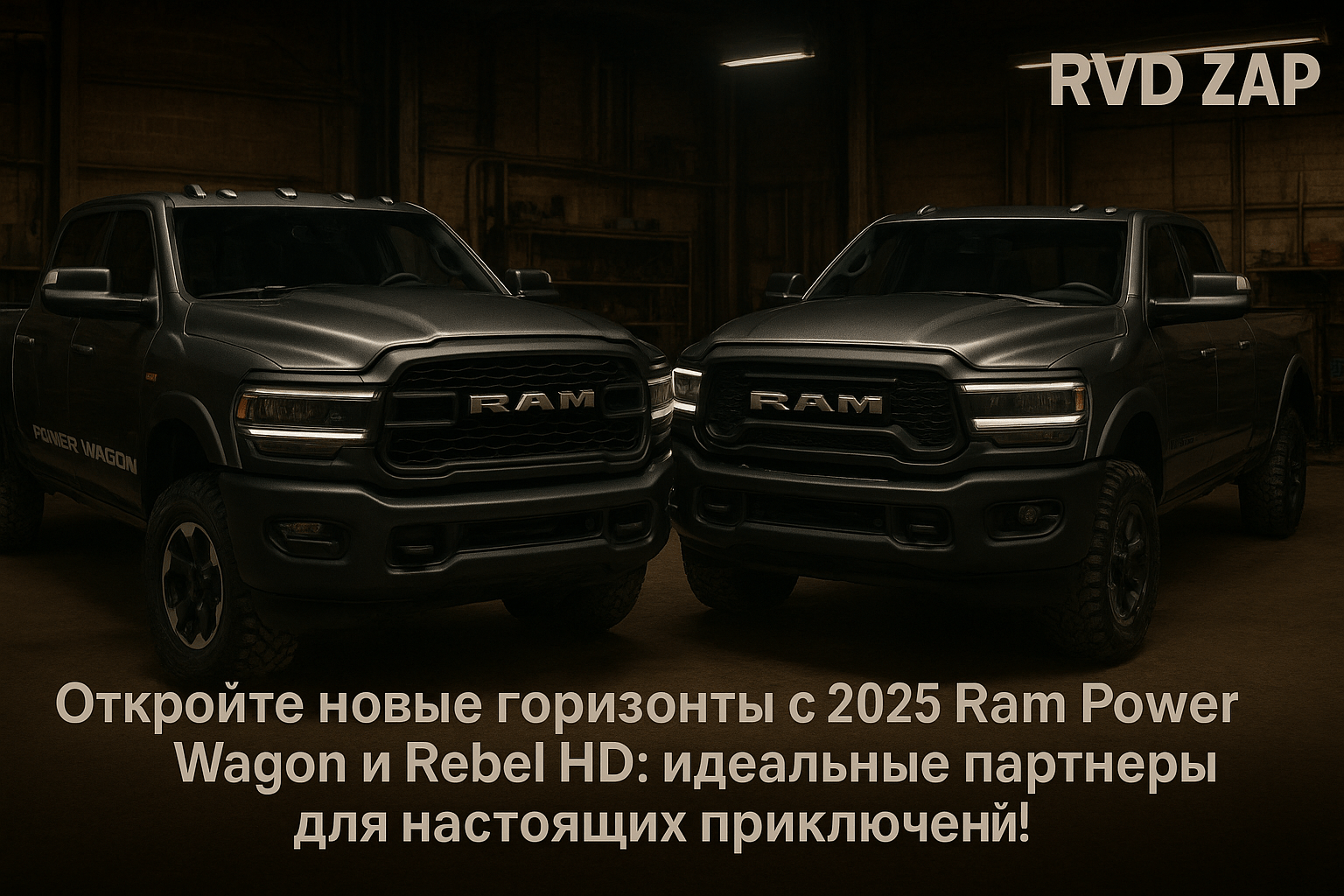 Открой новые горизонты с 2025 Ram Power Wagon и Rebel HD: легендарные грузовики для настоящих приключений!