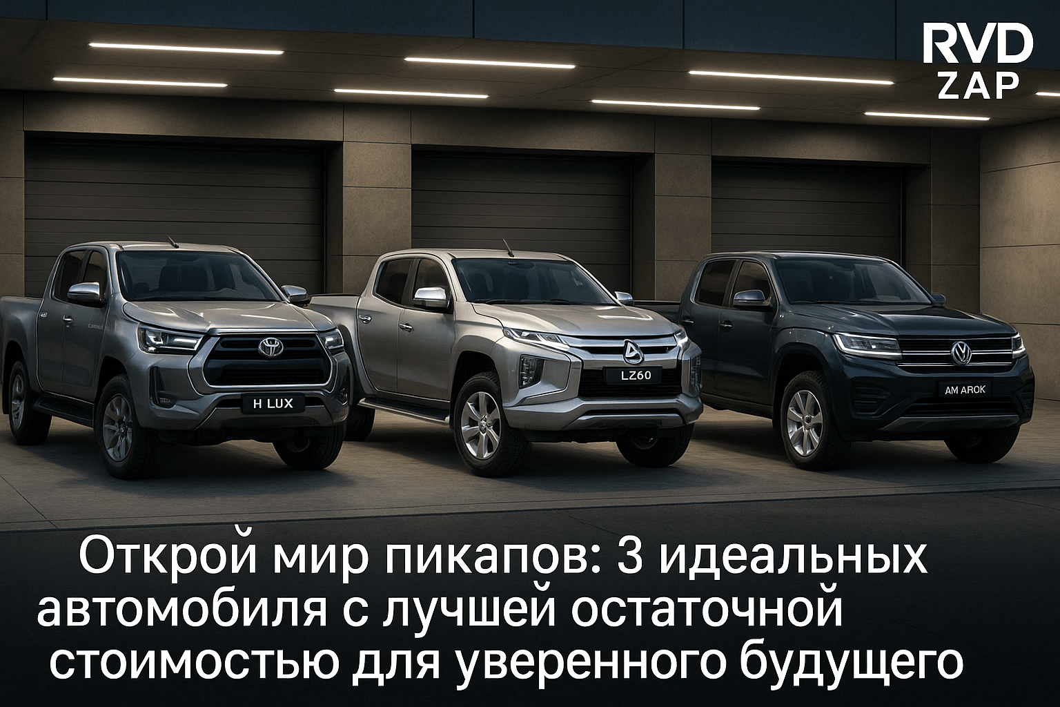 Открой мир пикапов: 3 идеальных автомобиля с лучшей остаточной стоимостью для уверенного будущего