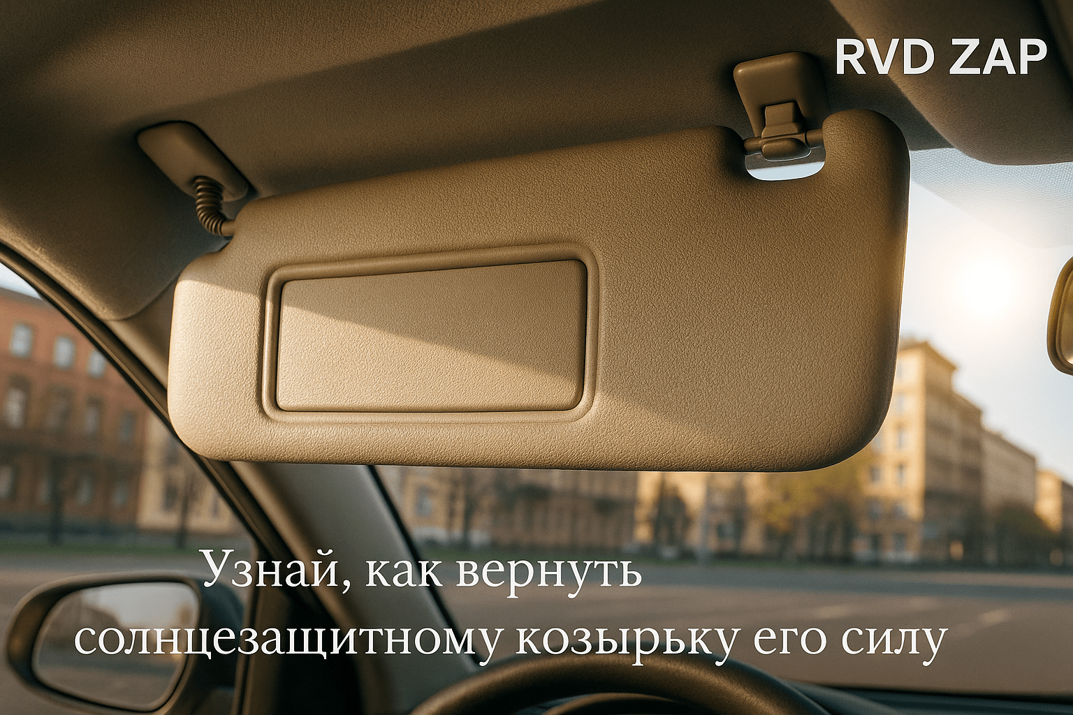 Почему солнцезащитные козырьки ломаются и как их восстановить: 9 проверенных лайфхаков для автомобилистов