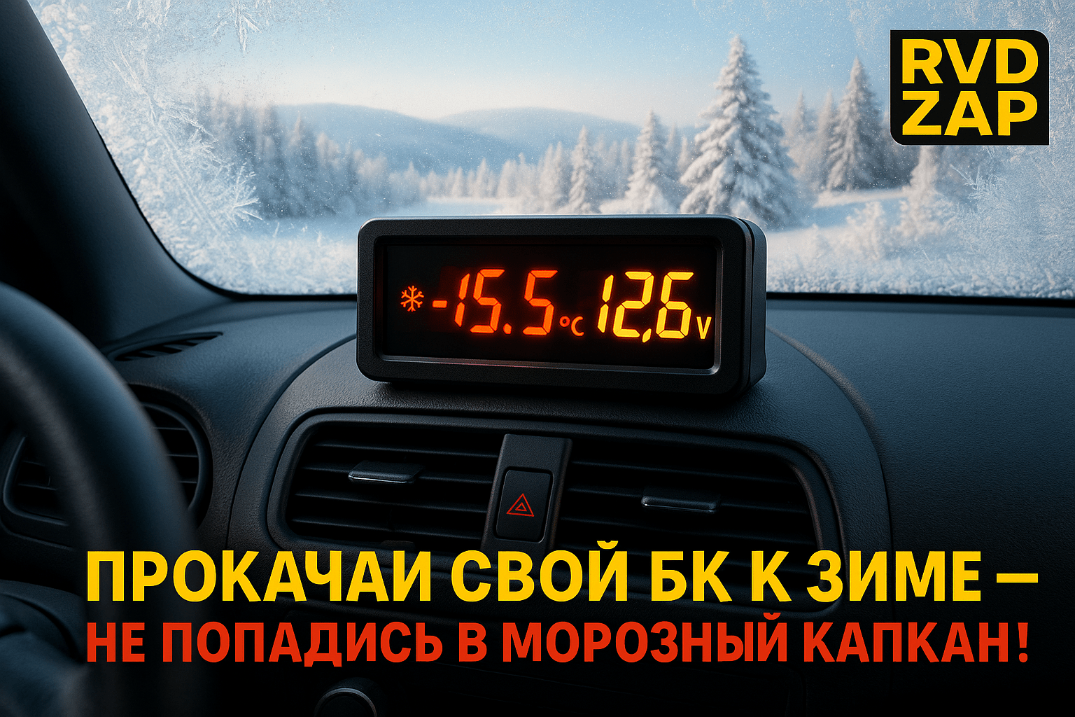 Зимний тюнинг бортового компьютера: как не попасть в морозный капкан и обеспечить себе комфортные поездки