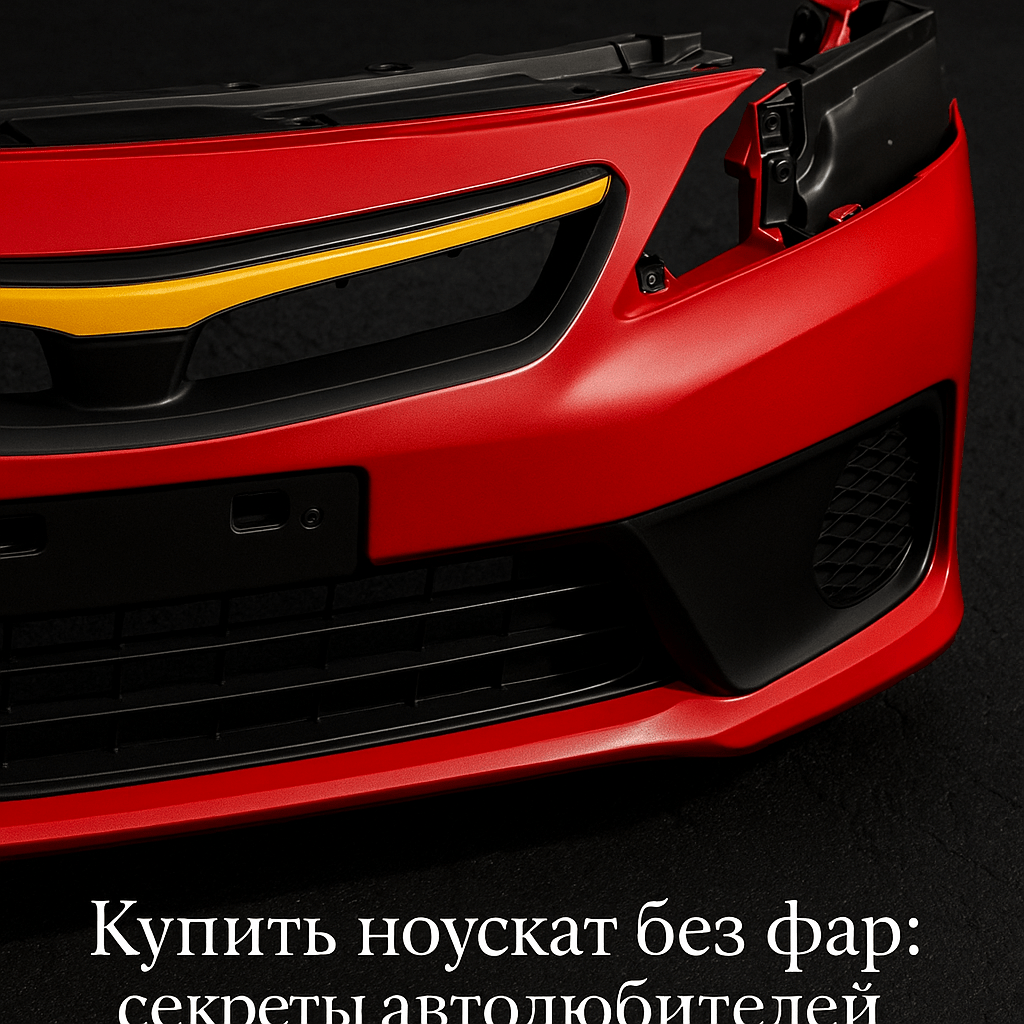 Как выбрать и купить ноускат без фар: секреты автолюбителей для экономии и стиля