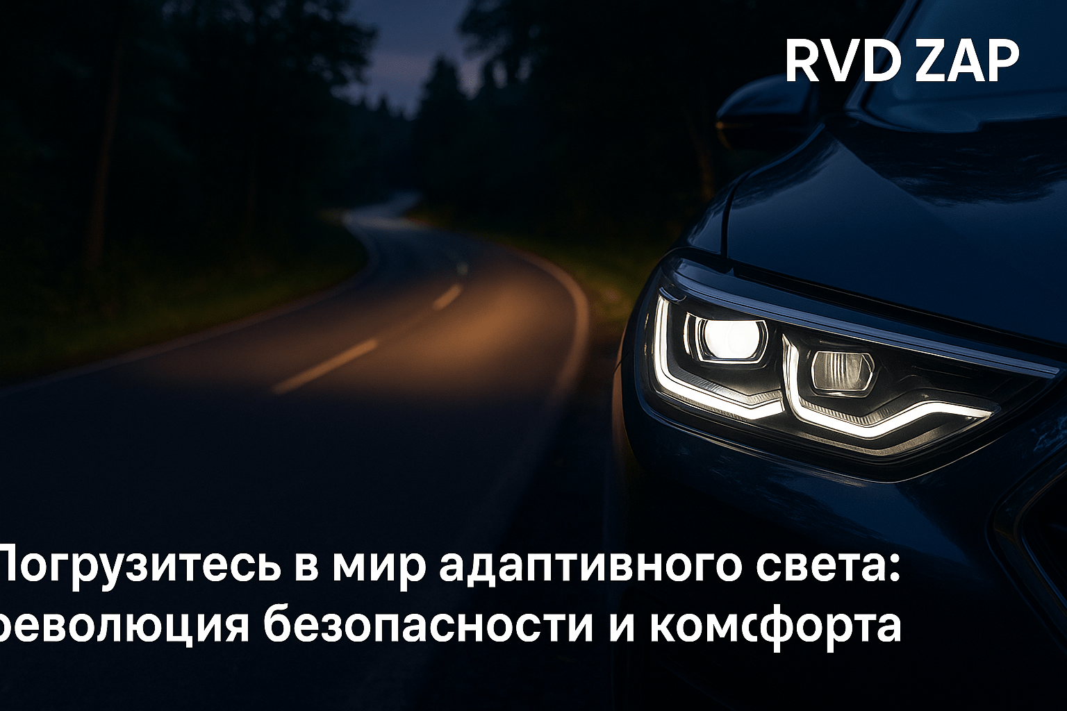 Адаптивный свет: как улучшить безопасность на дороге и комфорт вождения с помощью новых технологий