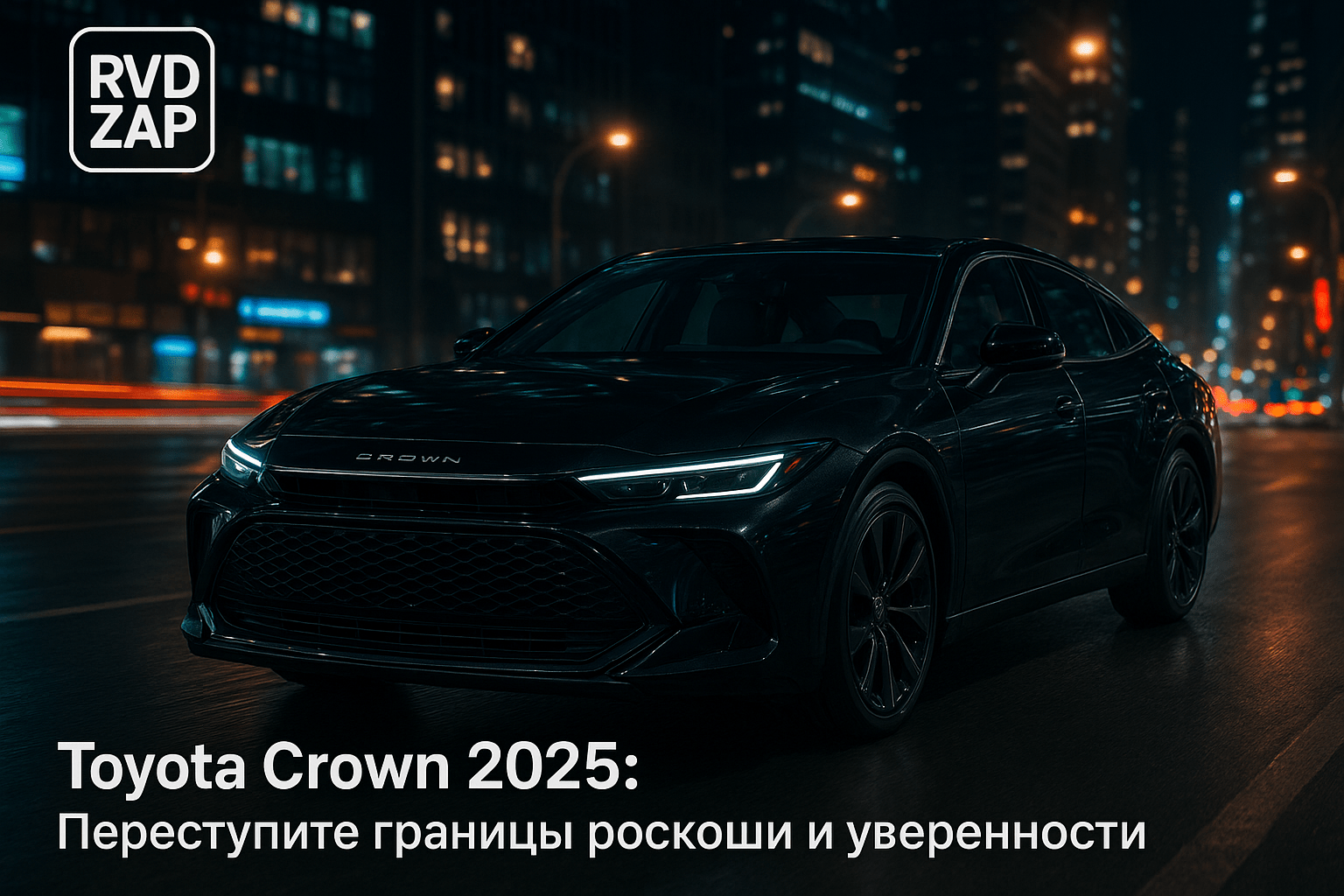 Toyota Crown 2025: Премиальный кросс-седан, который изменит твоё представление о вождении