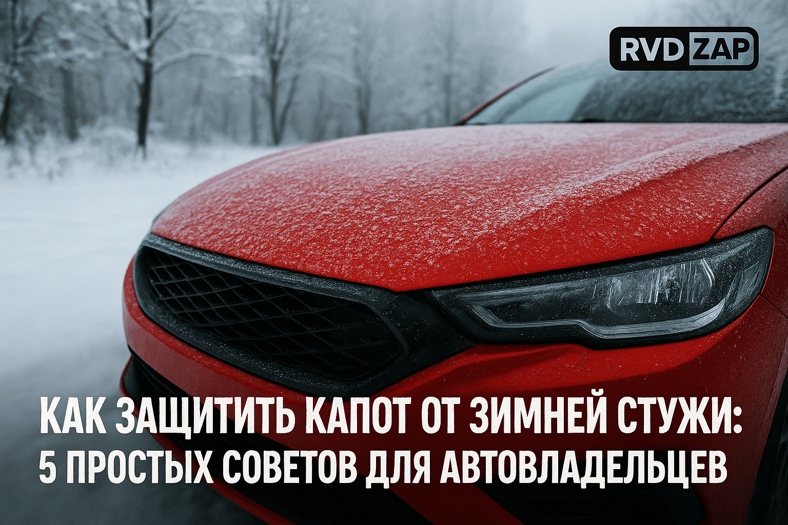 Как предотвратить замерзание капота автомобиля зимой: главные советы и хитрости для автовладельцев