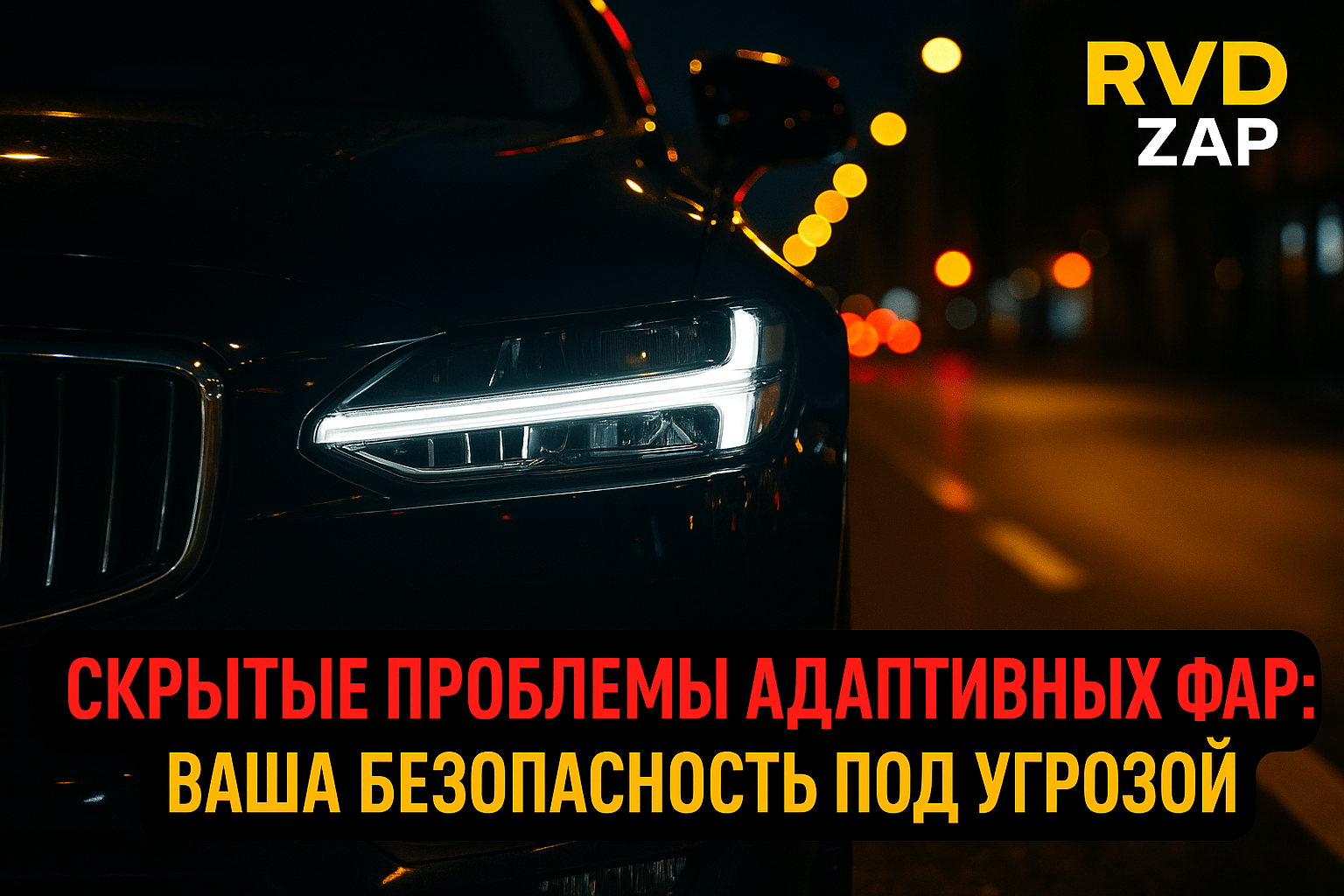 Пять скрытых проблем адаптивных фар, которые могут поставить под угрозу вашу безопасность на дороге