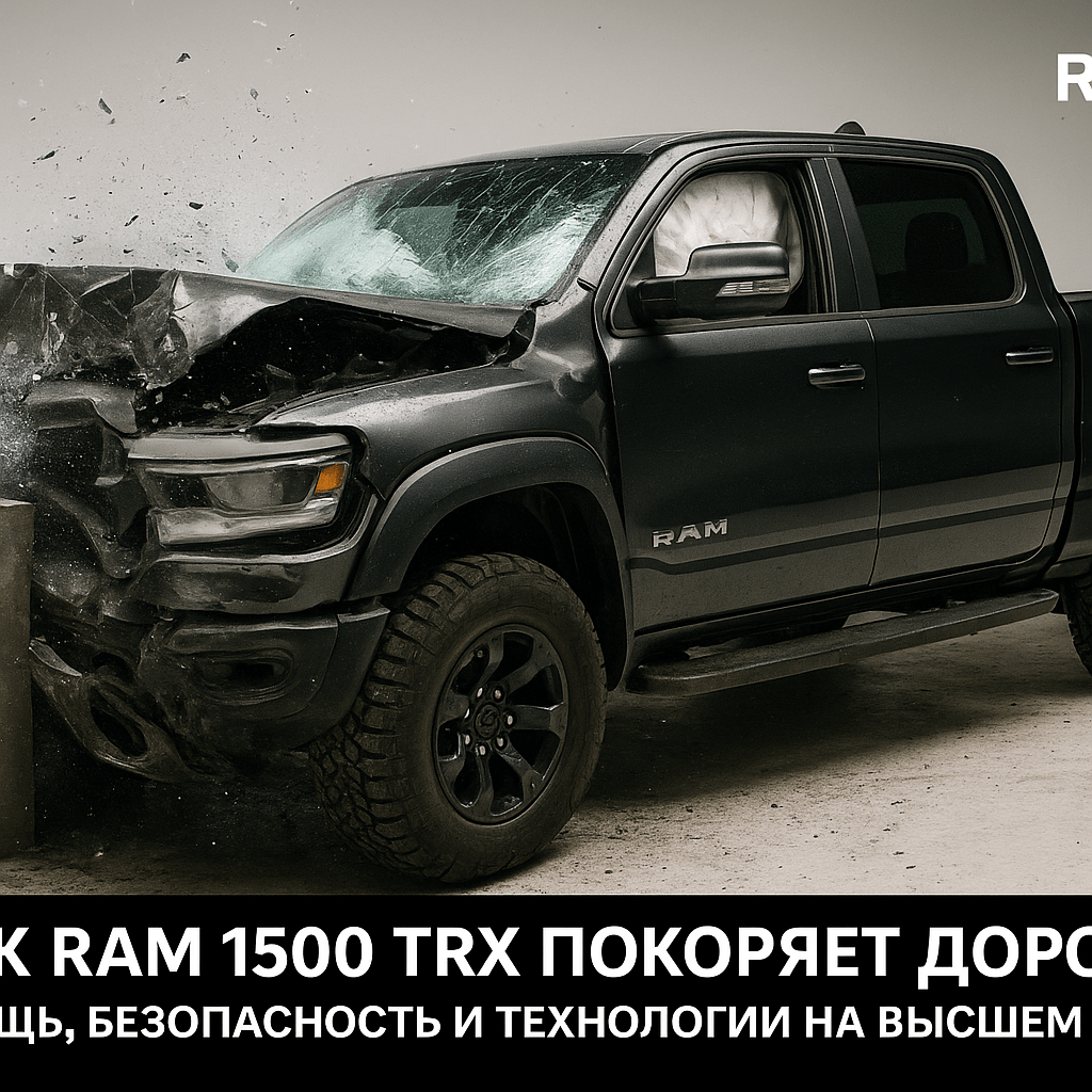 Как RAM 1500 TRX покоряет дороги: Мощь, безопасность и технологии на высшем уровне