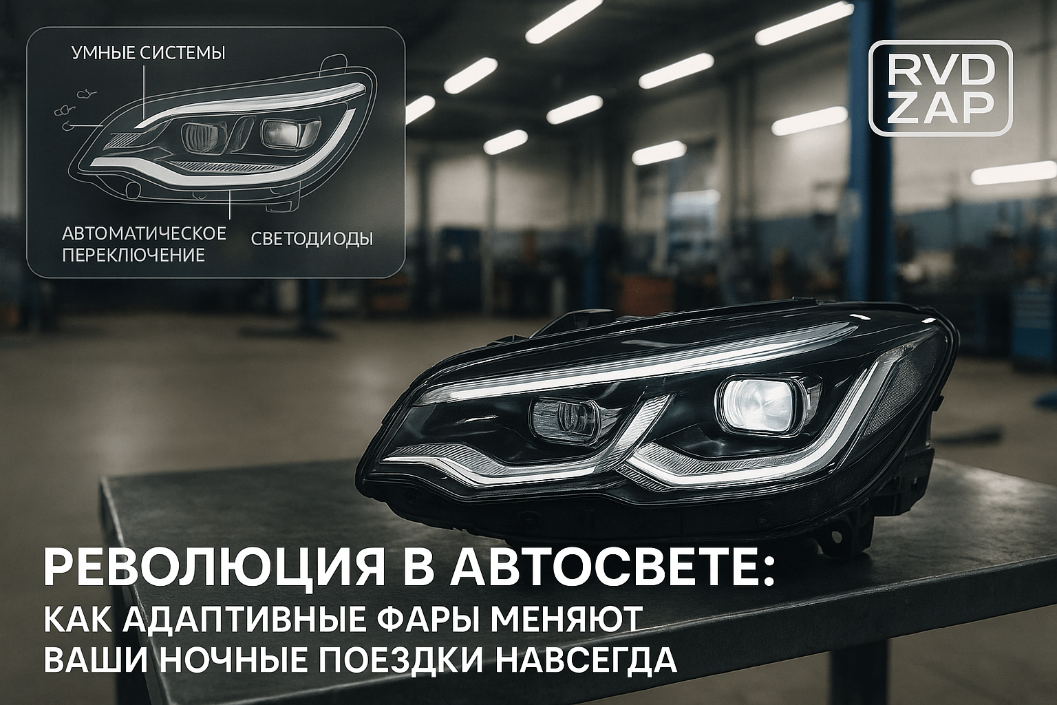 Революция в автосвете: как адаптивные фары меняют ваши ночные поездки навсегда