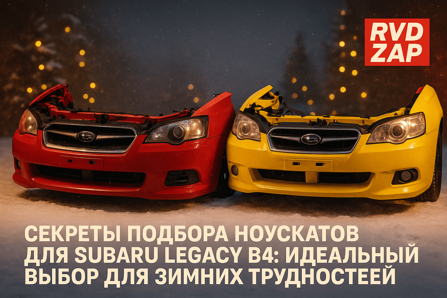 Как выбрать идеальные ноускаты для Subaru Legacy B4: секреты, которые спасут от зимних трудностей