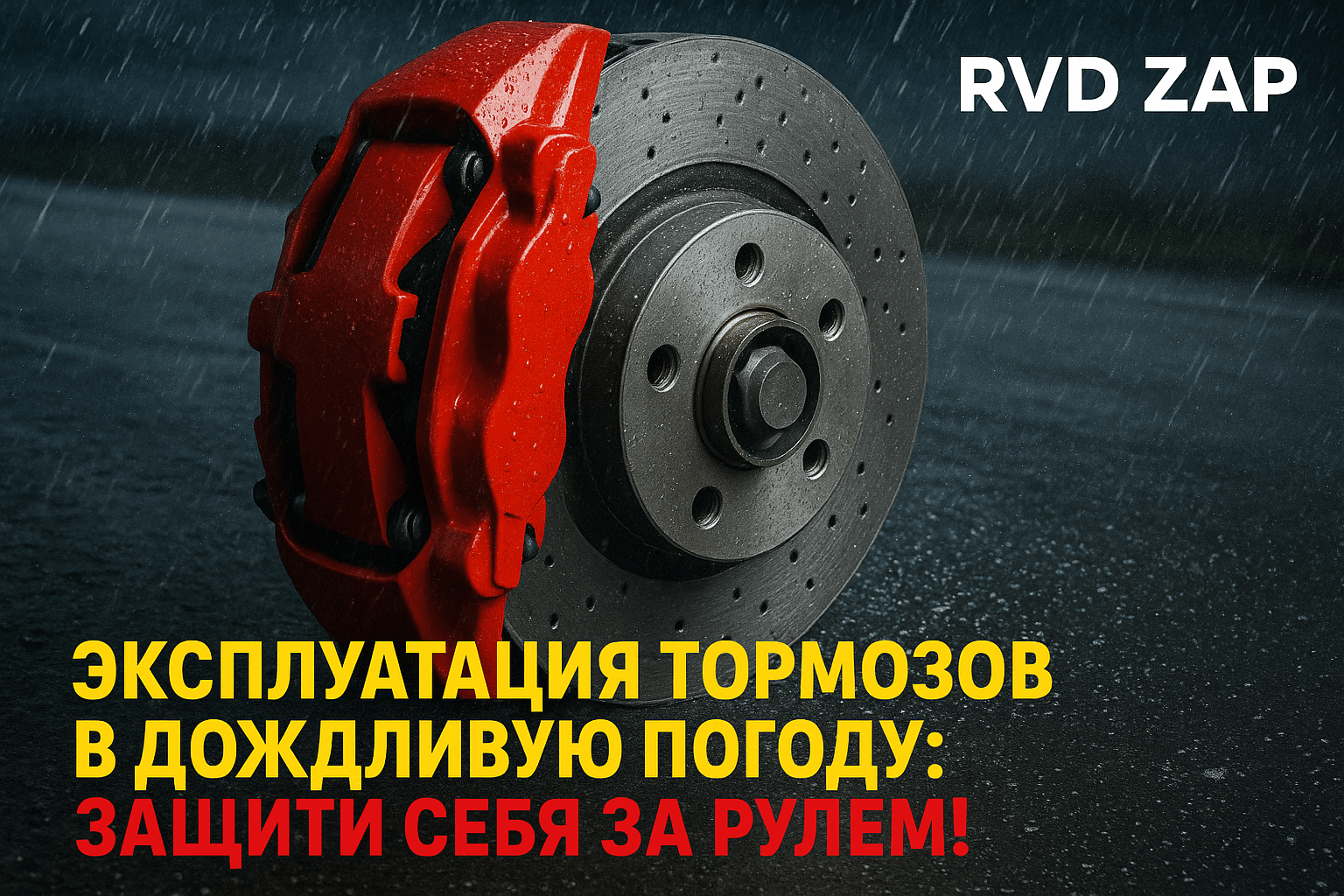 Правильная эксплуатация тормозов в дождливую погоду: советы и секреты безопасности за рулем
