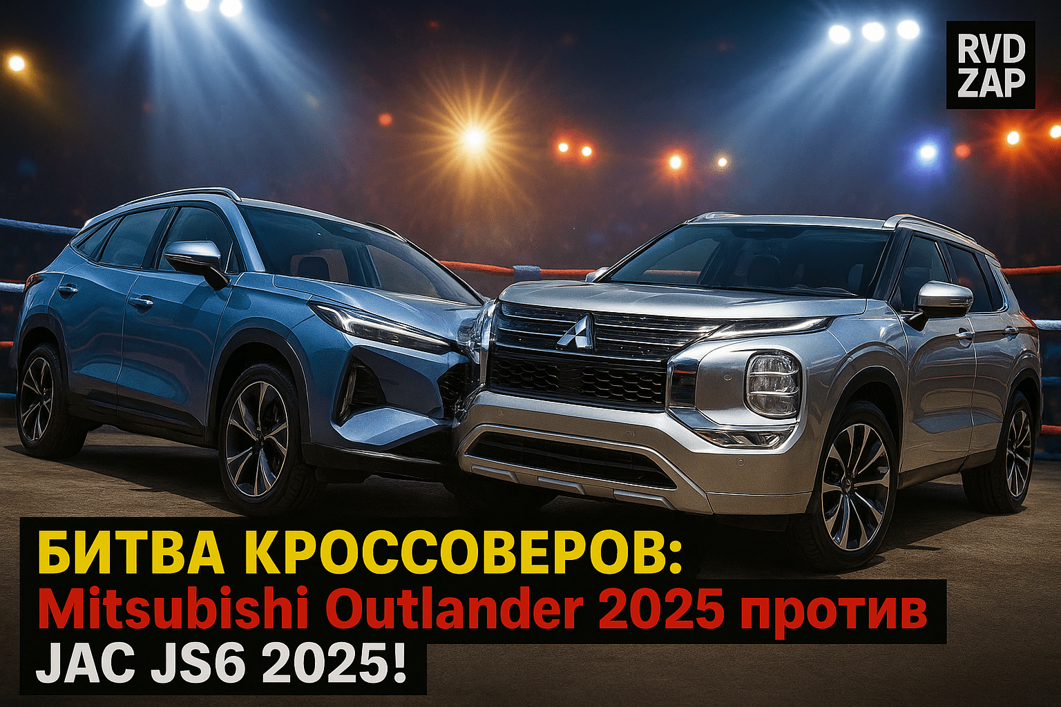 Mitsubishi Outlander 2025 или JAC JS6 2025: кто станет твоим идеальным кроссовером?
