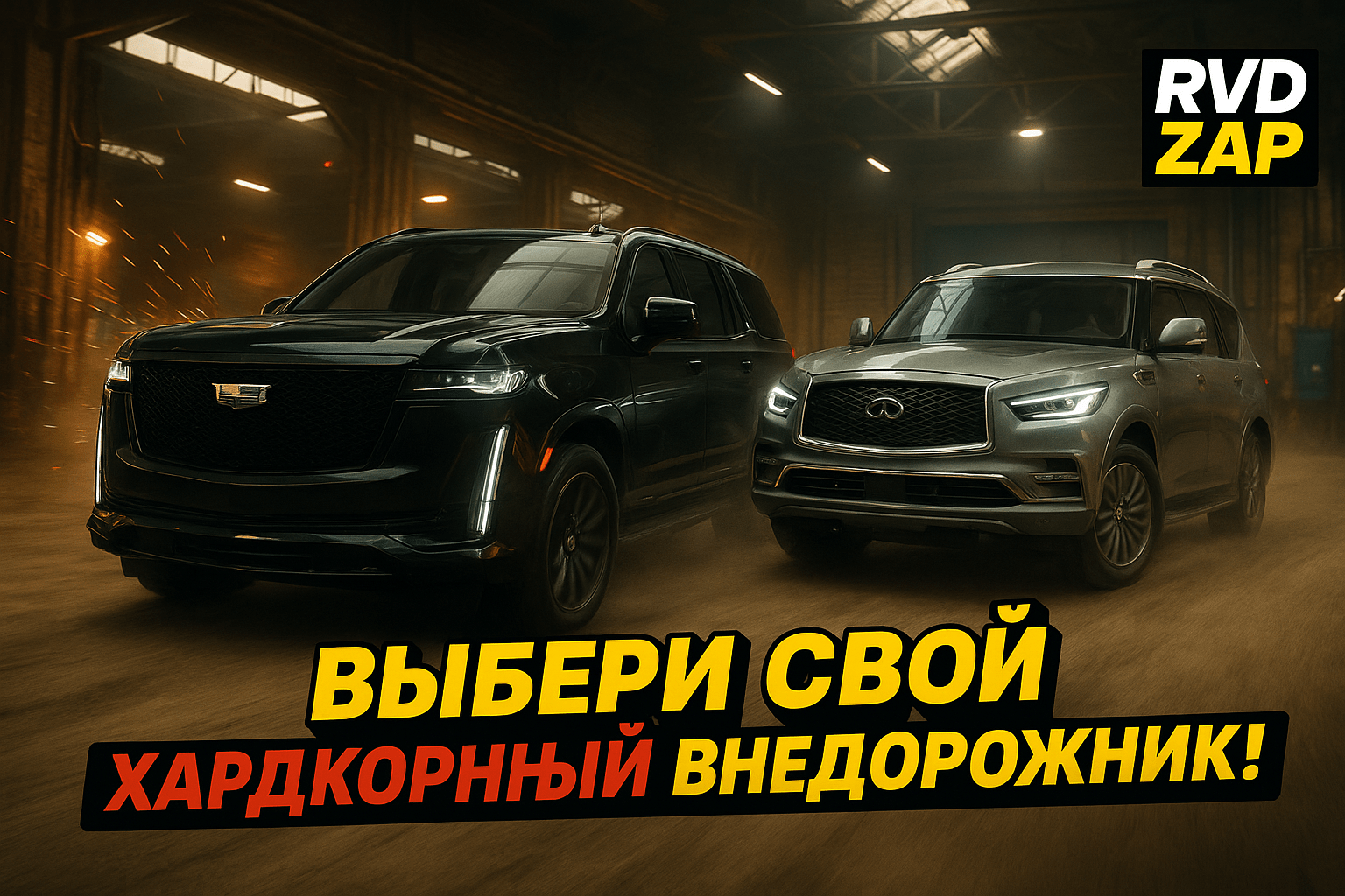 Братва за рулём: выбери свой хардкорный внедорожник - Cadillac Escalade или Infiniti QX80?