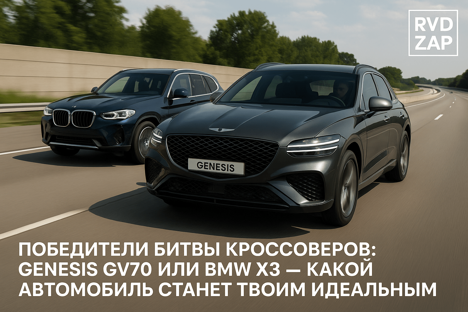 Победители битвы кроссоверов: Genesis GV70 против BMW X3 — какой автомобиль станет твоим идеальным спутником?