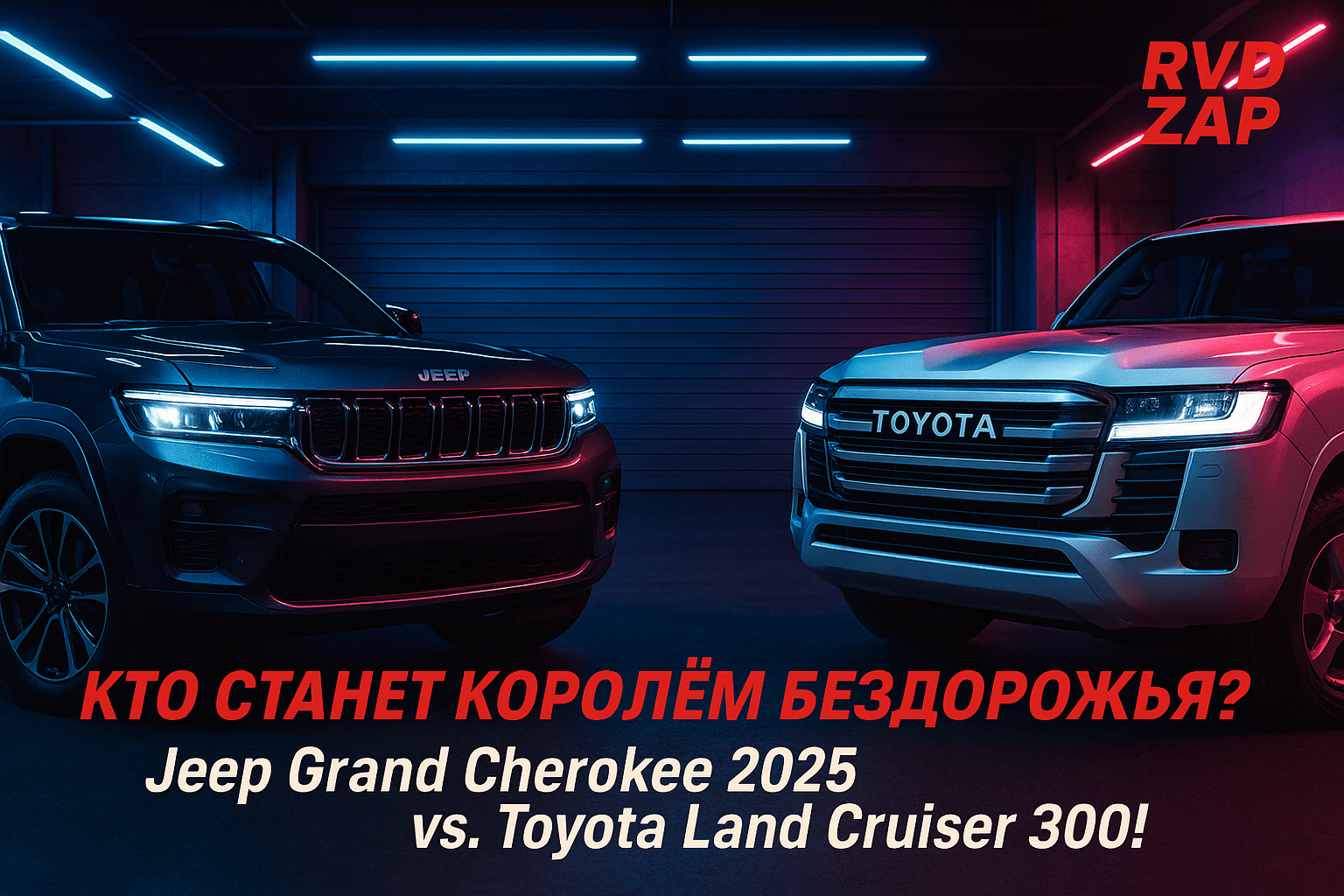 Сравнение внедорожников 2025: Jeep Grand Cherokee против Toyota Land Cruiser 300 - кто станет королём бездорожья?