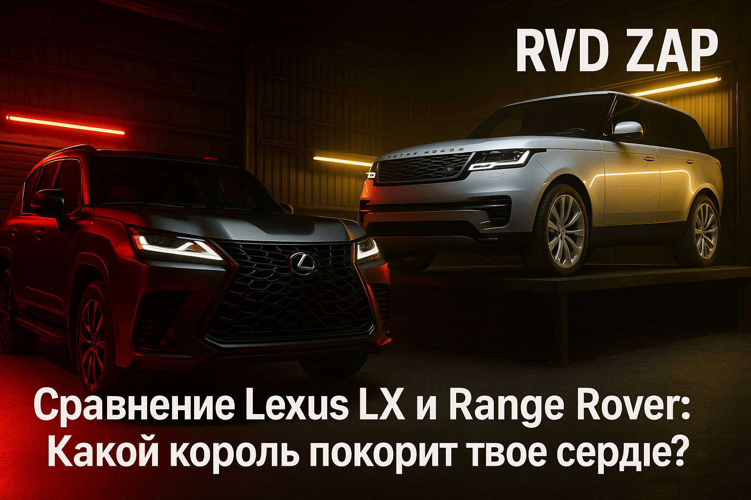 Сравниваем Lexus LX и Range Rover: какой внедорожник покорит ваше сердце?