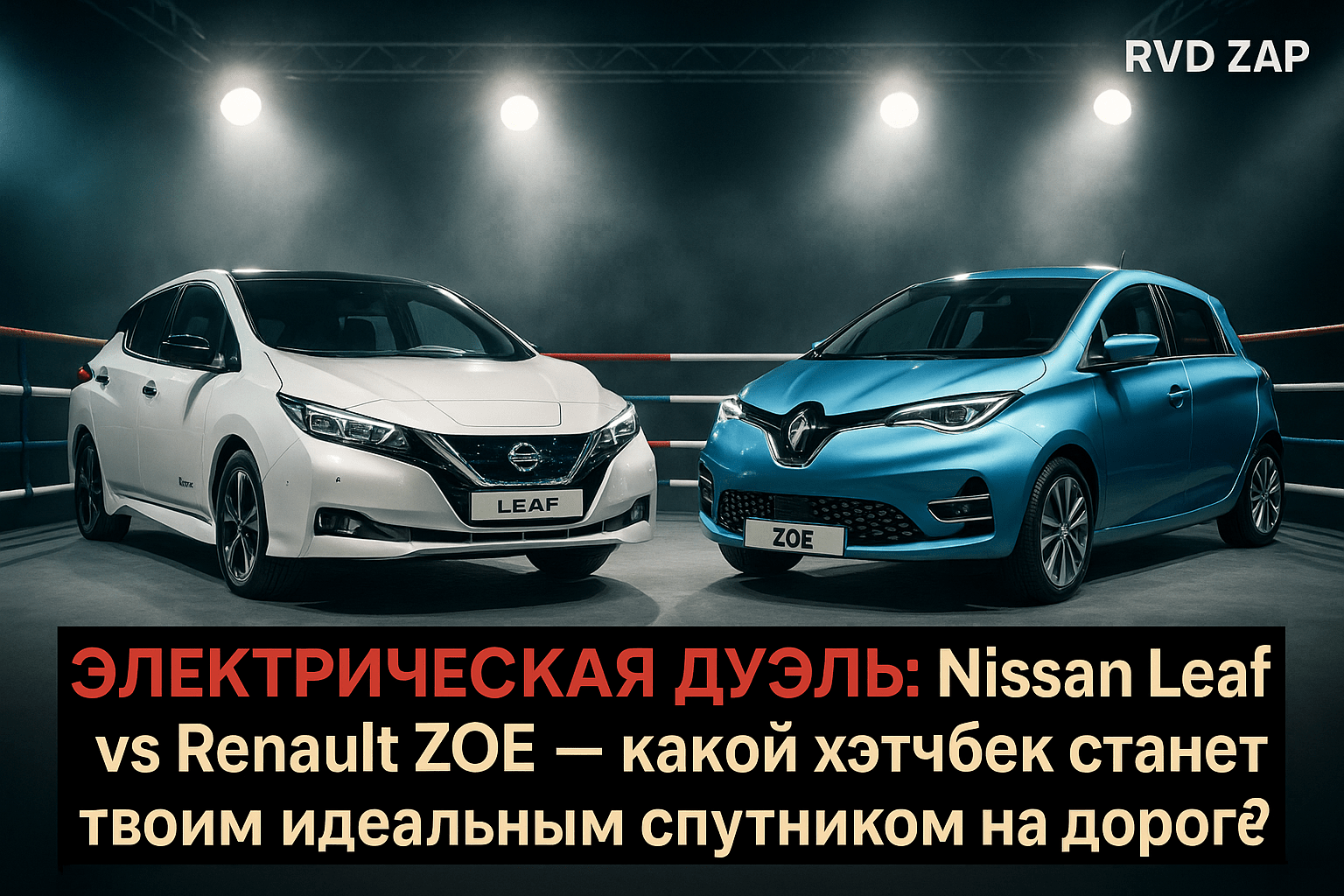 Электрическая дуэль: Nissan Leaf vs Renault Zoe — какой хэтчбек станет твоим идеальным спутником на дороге?