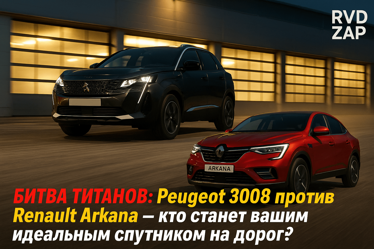 Peugeot 3008 против Renault Arkana: кто из них станет вашим идеальным спутником на дороге?
