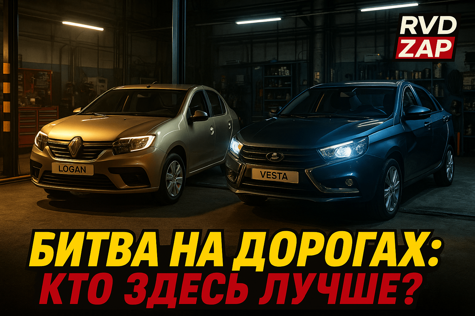 Битва на дорогах: чем Renault Logan лучше Lada Vesta и наоборот?