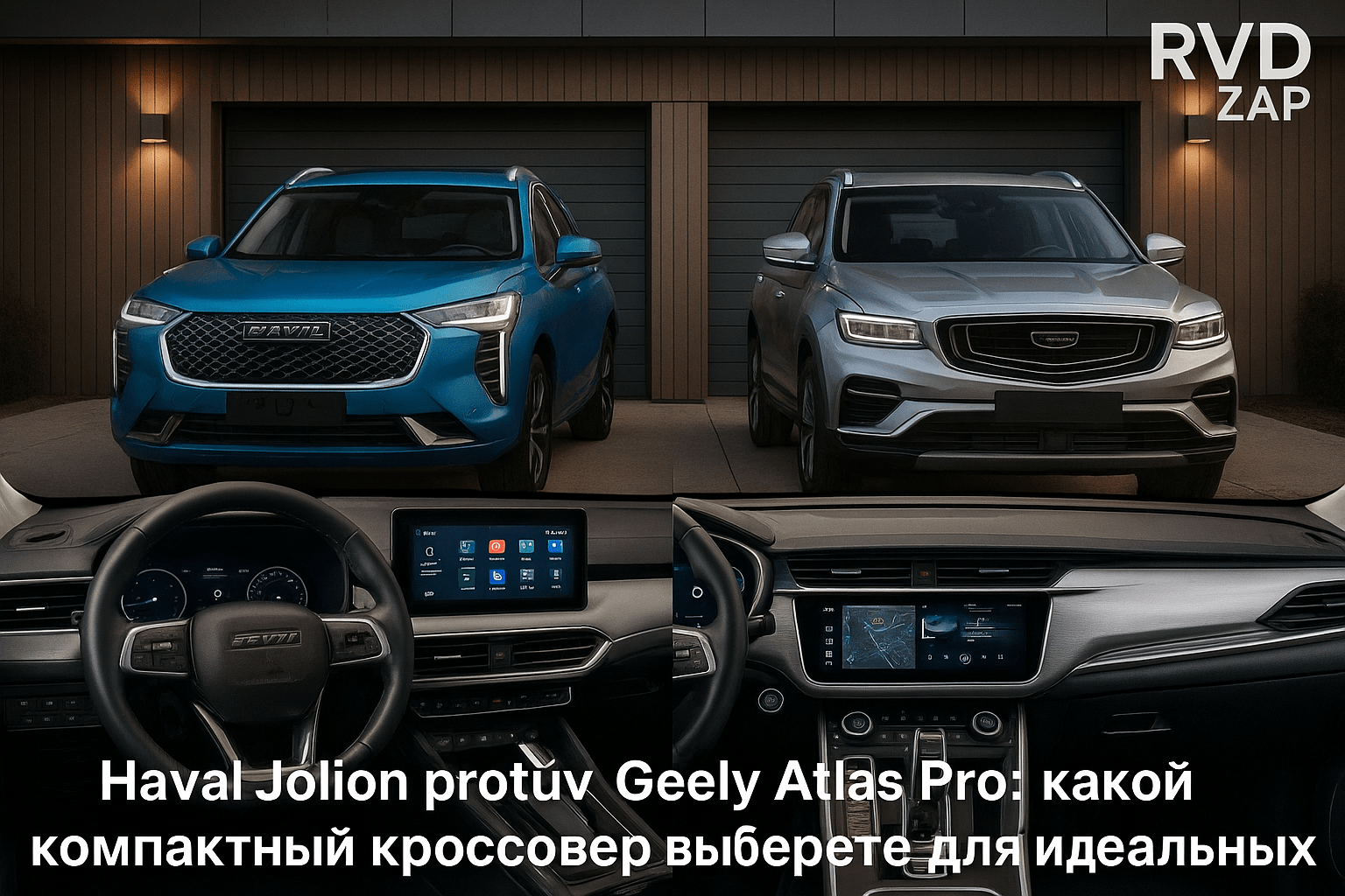 Haval Jolion против Geely Atlas Pro: какой компактный кроссовер выбрать для идеальных поездок?