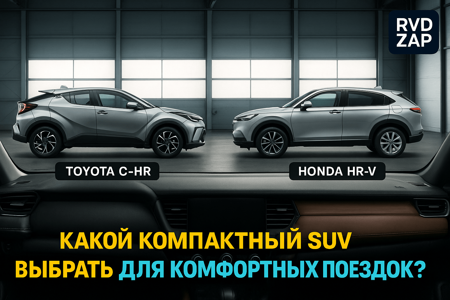 Сравнение Toyota C-HR и Honda HR-V: какой компактный SUV выбрать для комфортных поездок?