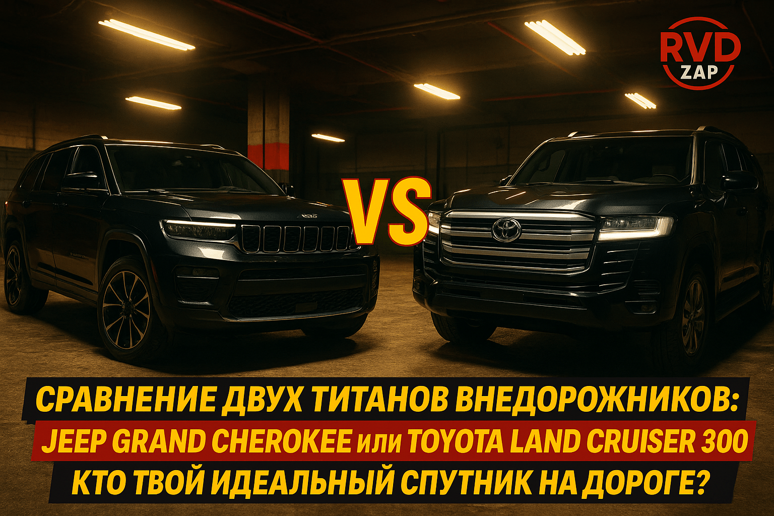 Сравнение двух титанов внедорожников: Jeep Grand Cherokee или Toyota Land Cruiser 300 — кто твой идеальный спутник на дороге?