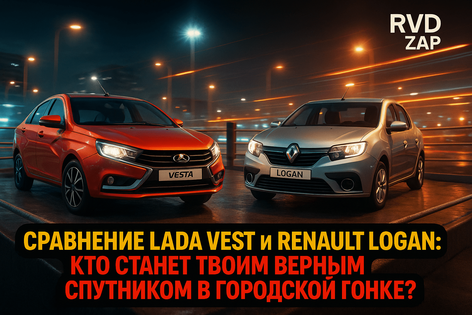 Сравнение Lada Vesta и Renault Logan: какой седан станет твоим верным спутником в городской гонке?
