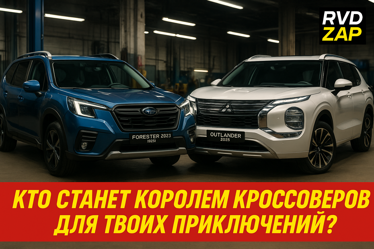 Сравнение Subaru Forester и Mitsubishi Outlander 2025: кто станет королем кроссоверов для твоих приключений?