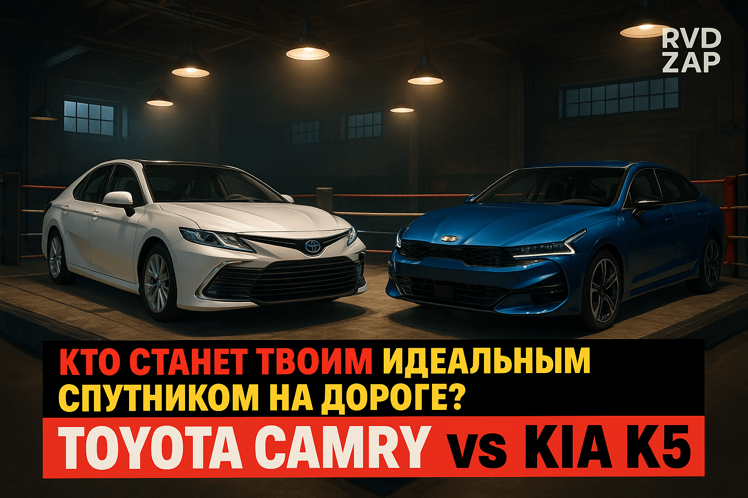 Сравнение Toyota Camry и Kia K5: какая из машин станет твоим идеальным спутником на дороге?