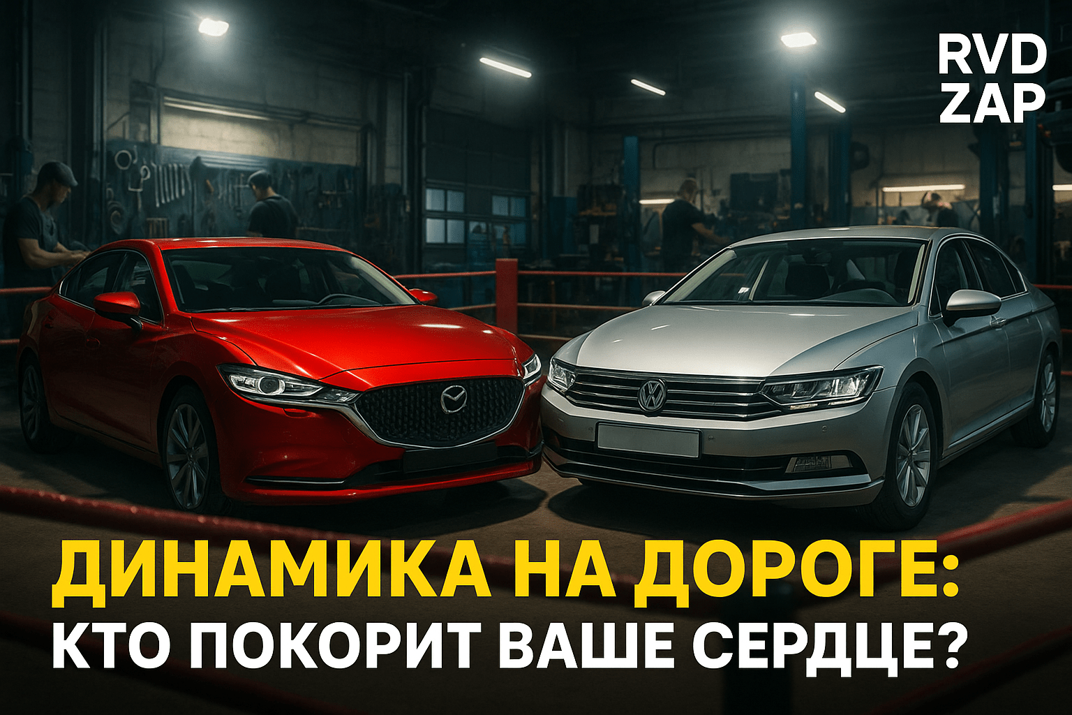 Динамика на дороге: Mazda 6 vs Volkswagen Passat — какой седан покорит ваше сердце?