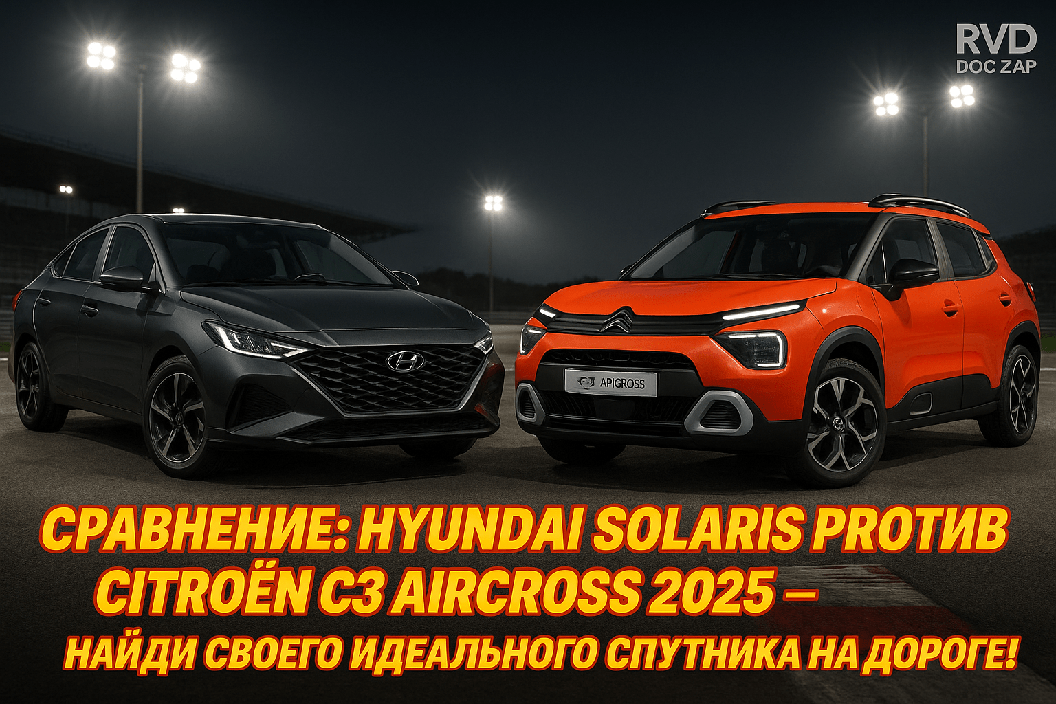 Hyundai Solaris против Citroen C3 Aircross 2025: Какой автомобиль станет твоим идеальным спутником на дороге?
