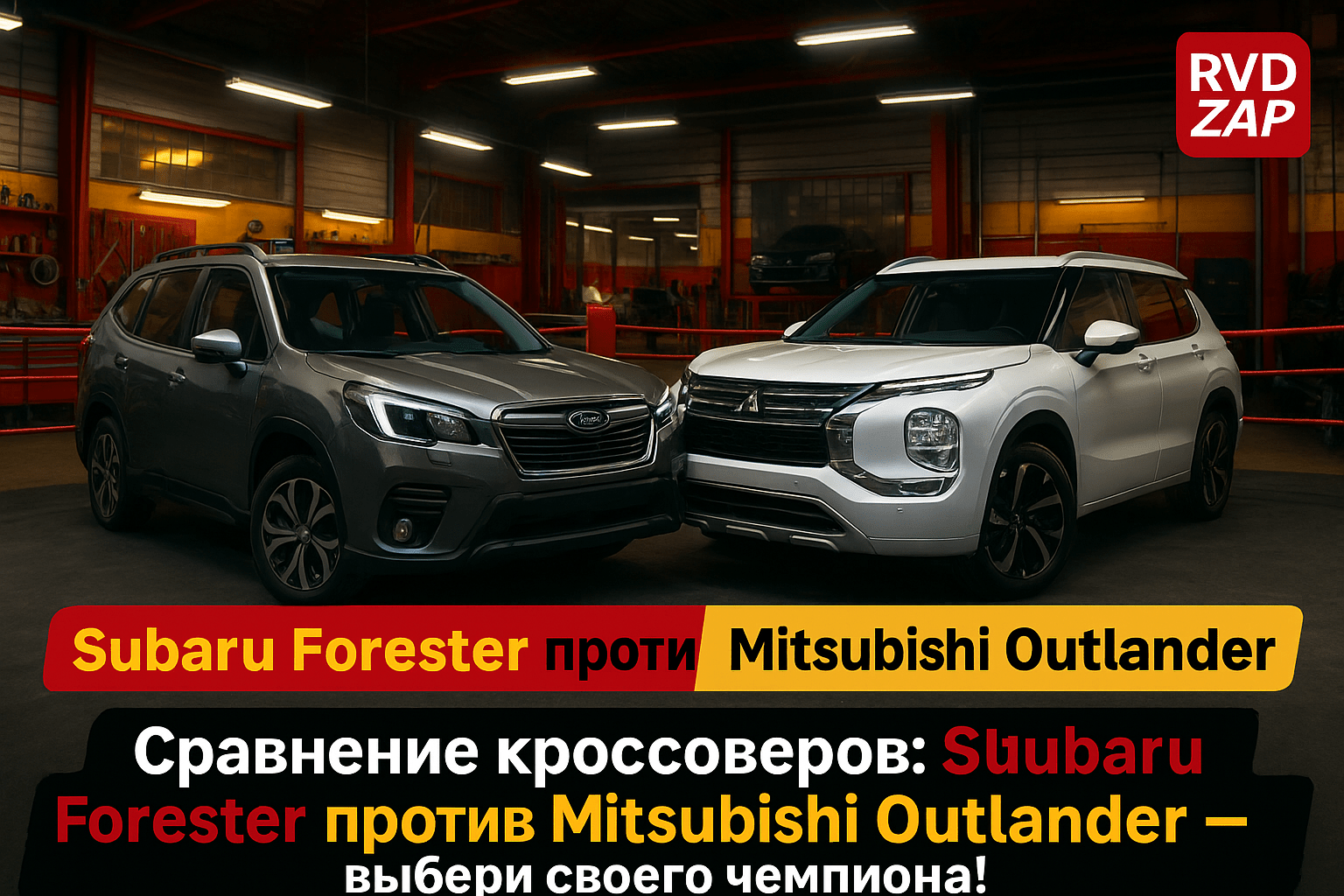 Сравнение Subaru Forester и Mitsubishi Outlander: Какой Кроссовер Выбрать для Приключений?