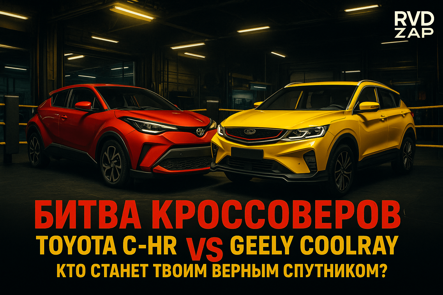 Битва кроссоверов: Toyota C-HR против Geely Coolray — какой из них станет твоим верным спутником на дороге?