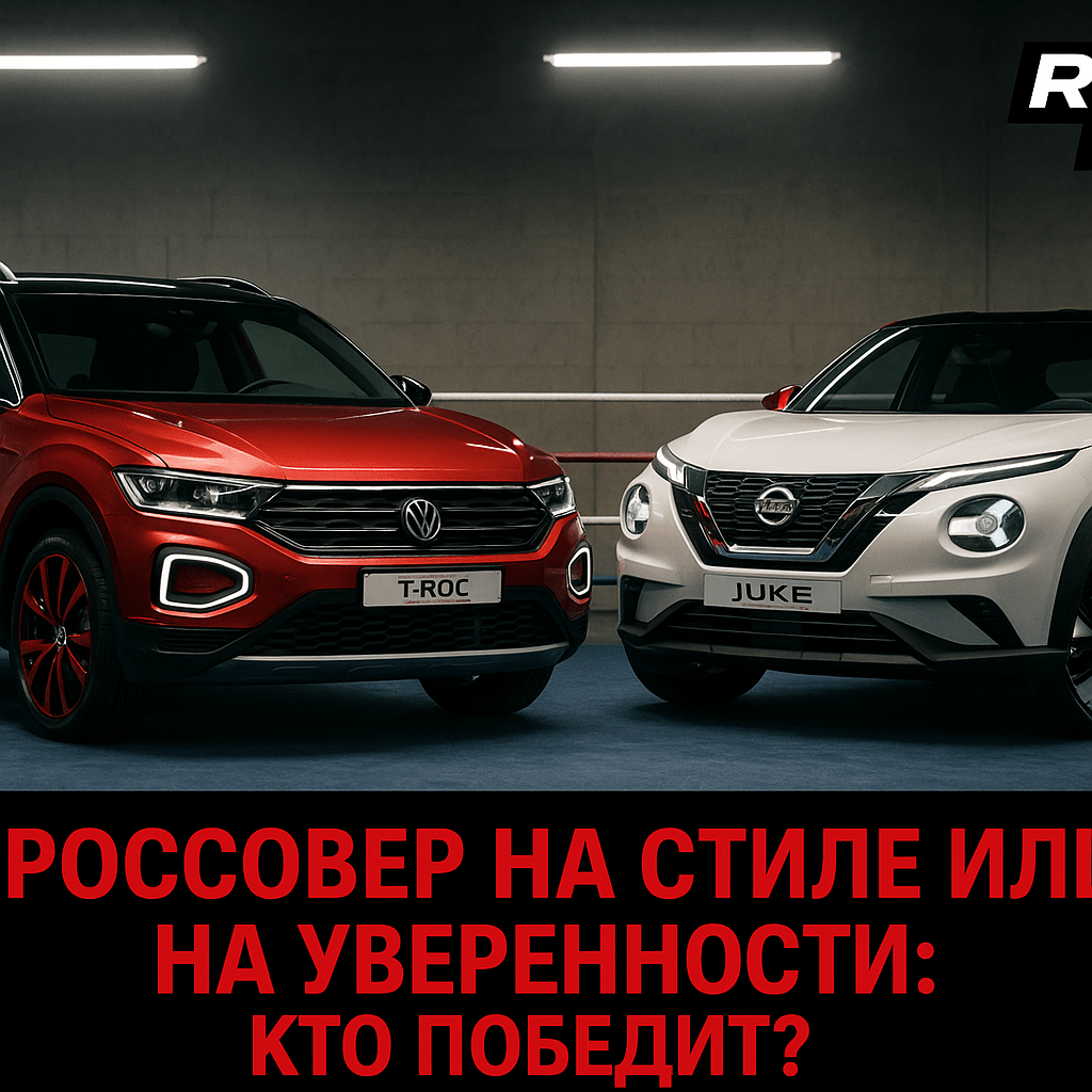 Кроссовер на стиле или на уверенности: кто победит в битве Volkswagen T-Roc и Nissan Juke?