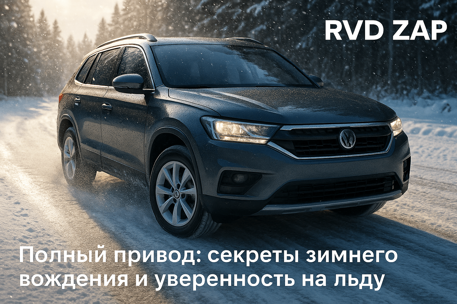 Полный привод: секреты зимнего вождения и уверенность на льду