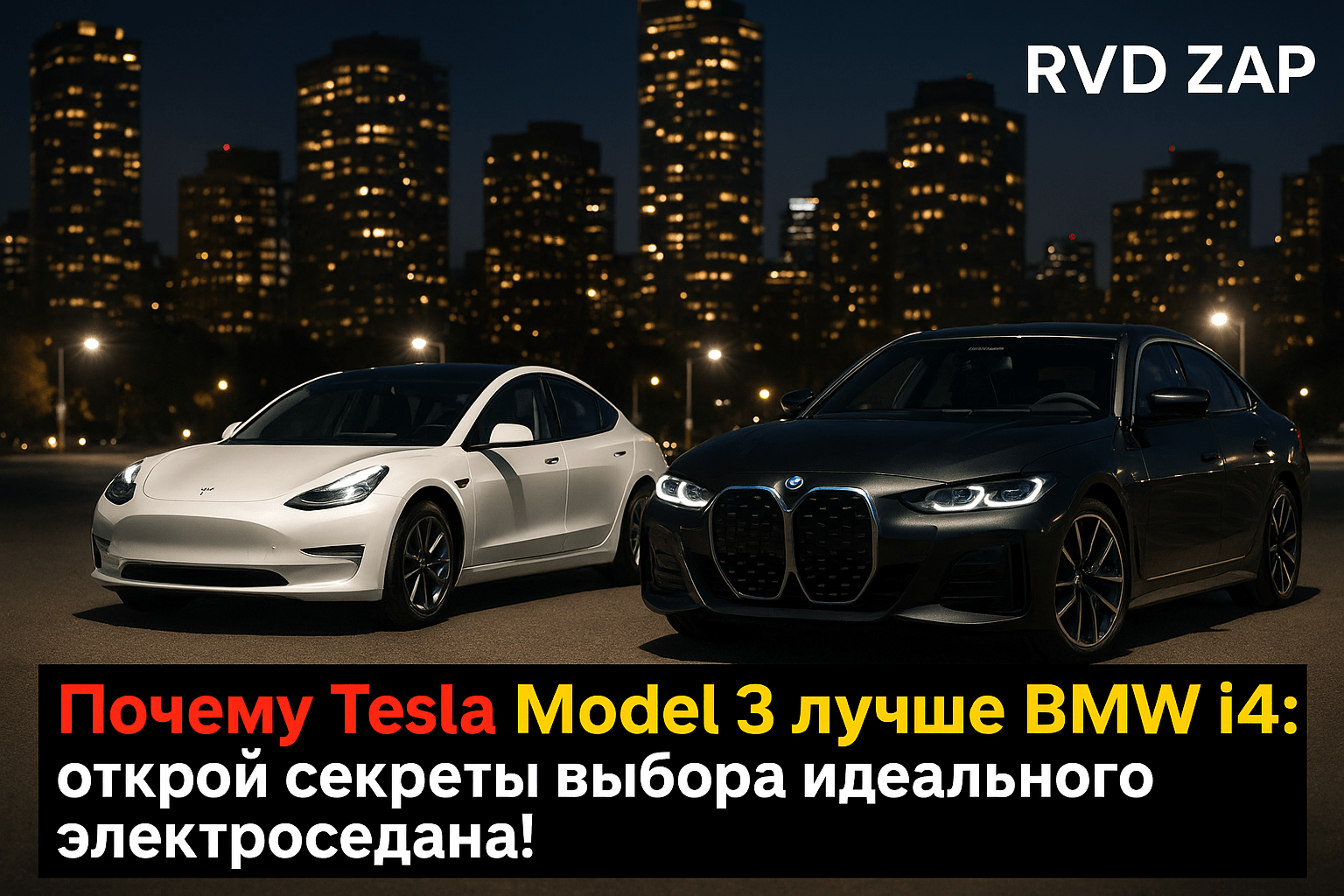 Почему Tesla Model 3 лучше BMW i4: открой секреты выбора идеального электроседана!