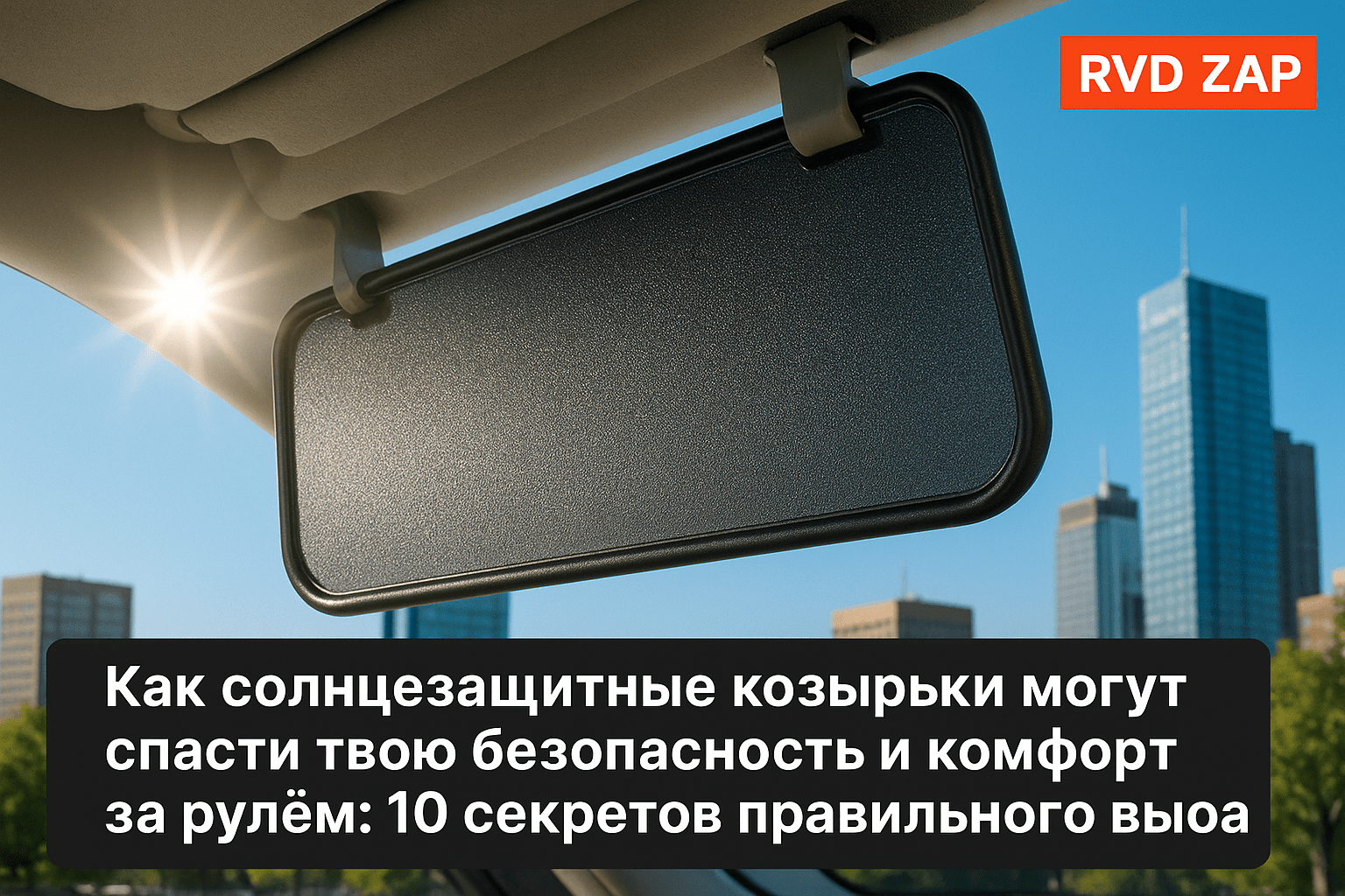 Как солнцезащитные козырьки могут спасти твою безопасность и комфорт за рулём: 10 секретов правильного выбора
