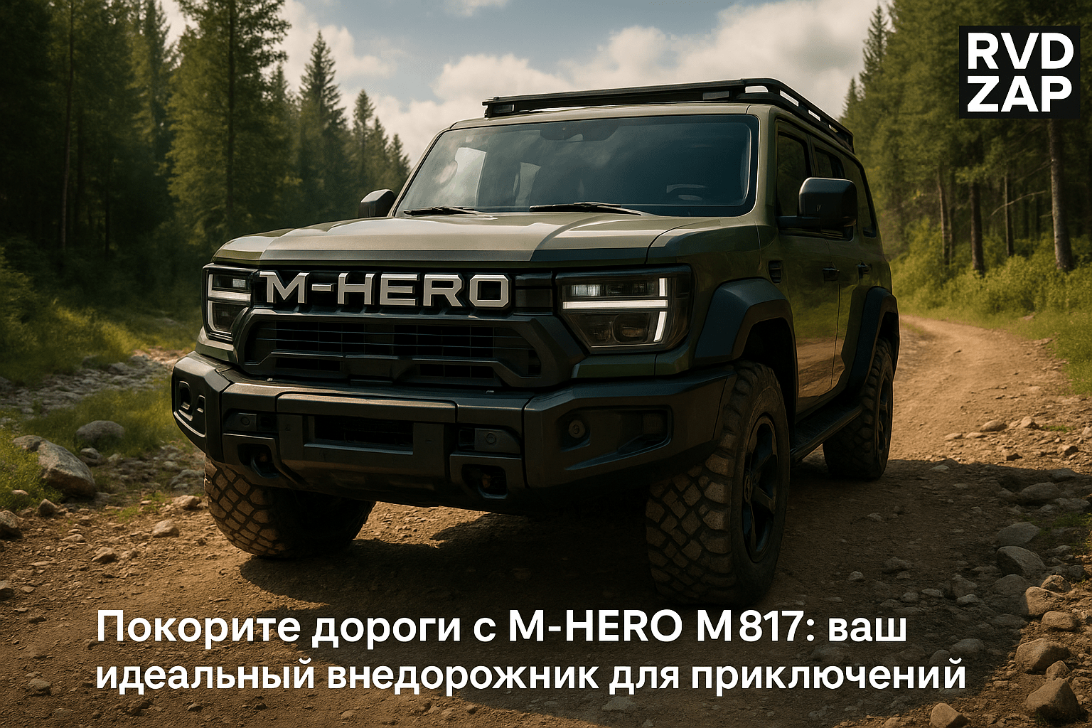 Покорите дороги с M-Hero M817: ваш идеальный внедорожник для приключений без границ!