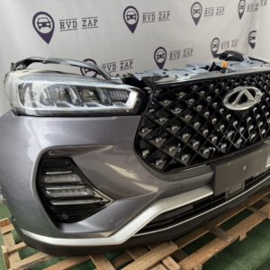 Ноускат Chery Tiggo 7 pro в наличии в России. Комплект с бампером, фарами, решеткой и радиатором. Отличное состояние.