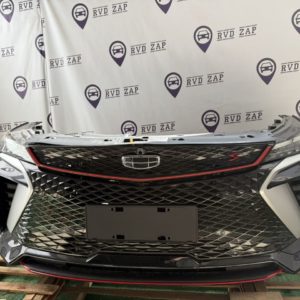 Ноускат GEELY Coolray рестайлинг в идеальном состоянии. Комплект: бампер, фары, радиатор и другие детали.
