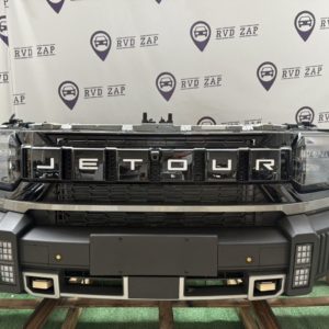 Ноускат Jetour T2 (2023-2025) в отличном состоянии. Комплект: бампер, фары, телевизор, радиатор, решетка, вентилятор.